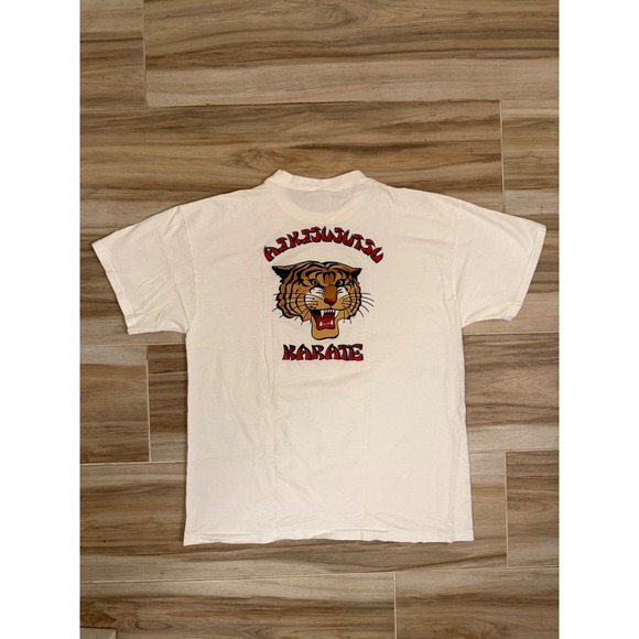 Fruit of the Loom Other - Fruit of the Loom Katos Tiger Dojo Aikijujutsu Karate T-Shirt White XL Graphic